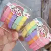 Children's small hair band, seamless hair tie, high elasticity and no damage to hair, towel band, simple candy-colored rubber band, girls' hair tie Specification image